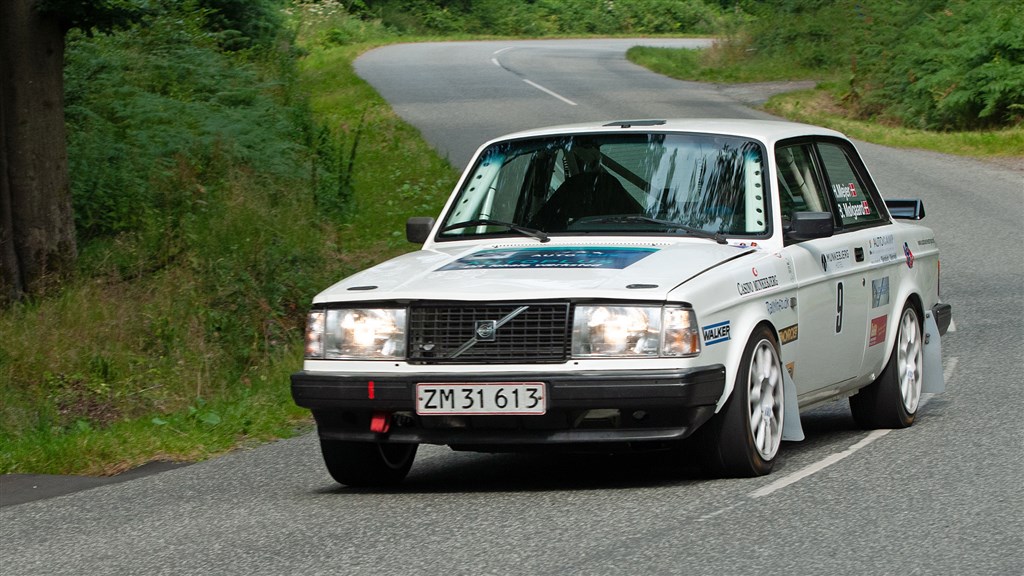 Efter den sjette sejer i Munkebjerg Hillclimb, kan Heino Mejer stadig kalde sig Kongen af Munkebjerg.
(Foto: rallypics.dk – Viggo Johansen)